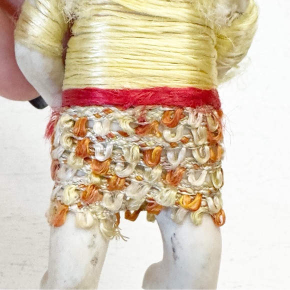 Rare Striking Antique Porcelain Boy Jointed Bisque Doll Made in Japan - Picture 7 of 13